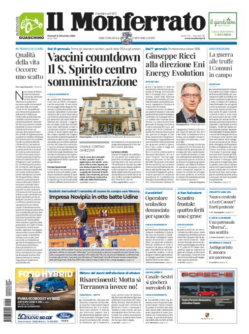 Il Monferrato - Edizione 94 del 15/12/2020